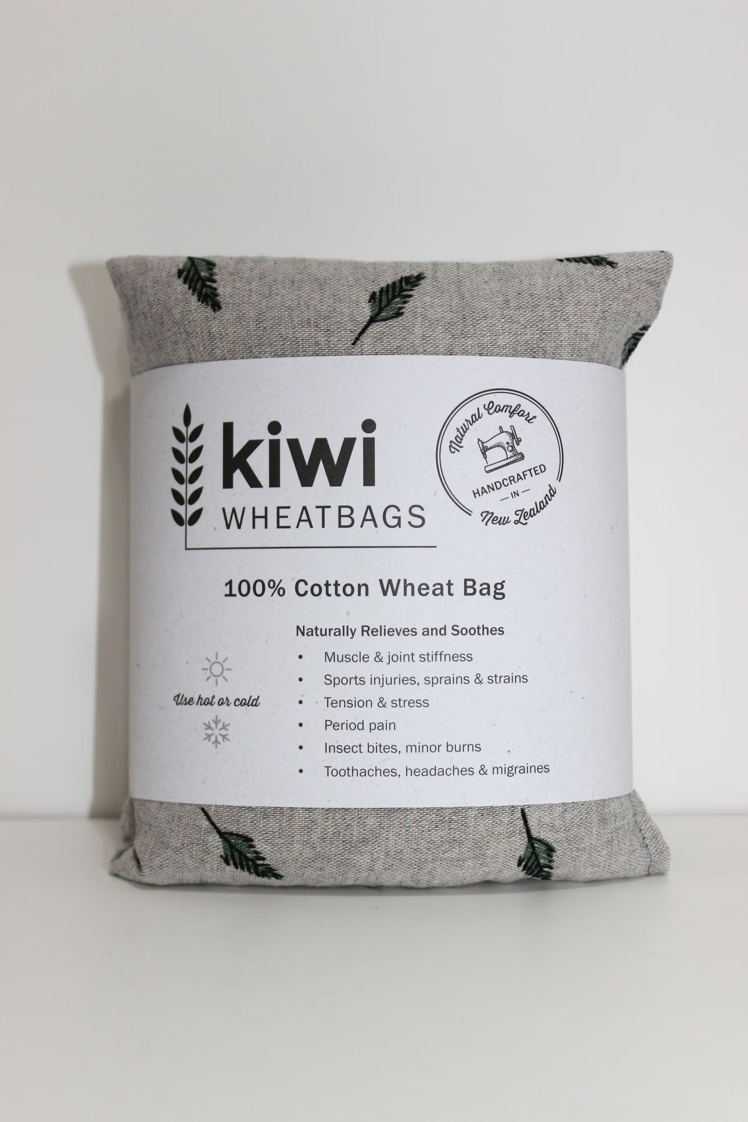 Kiwi Wheat Bag Cotton Feathers