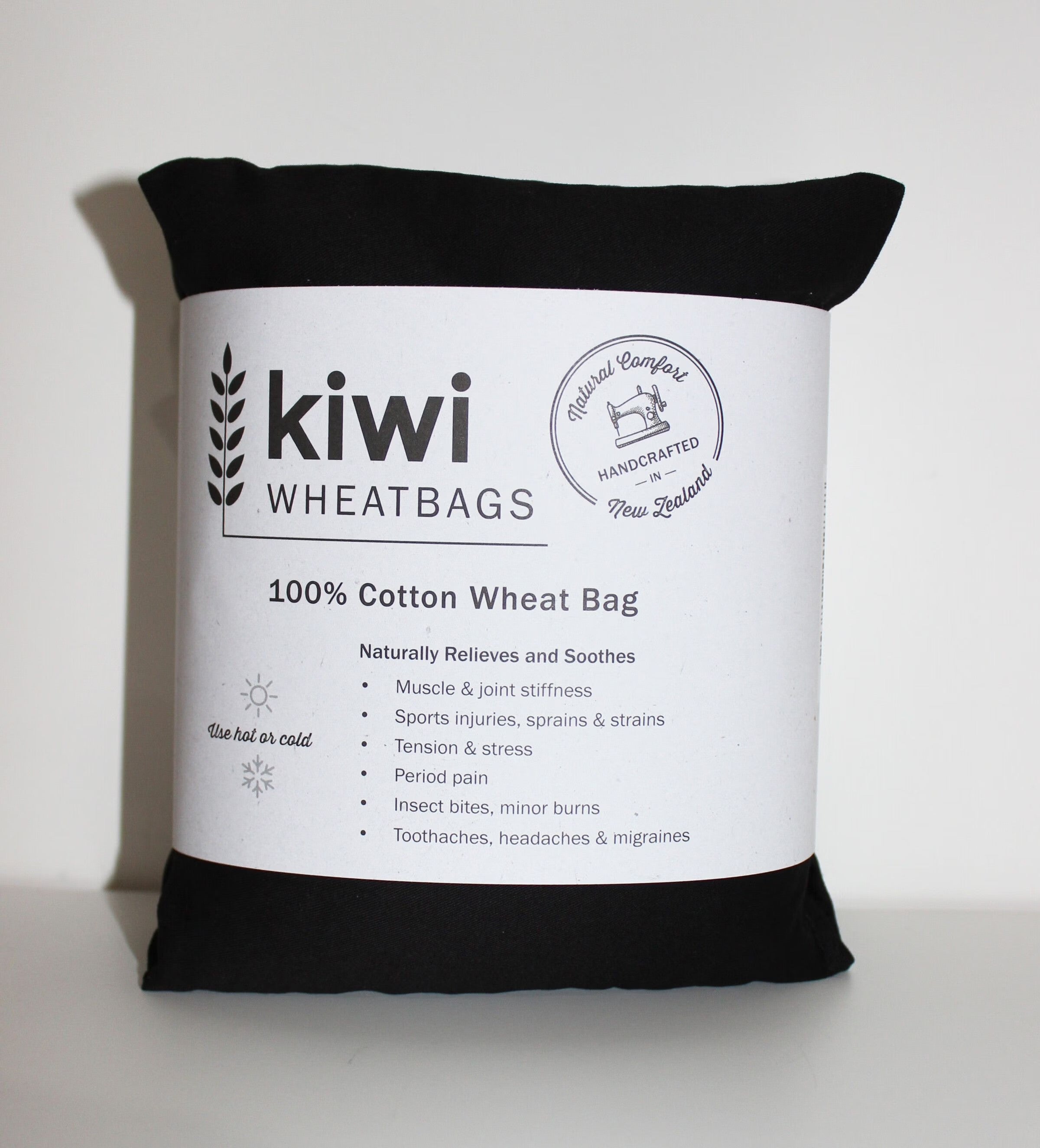 Wheat Bag Cotton Black
