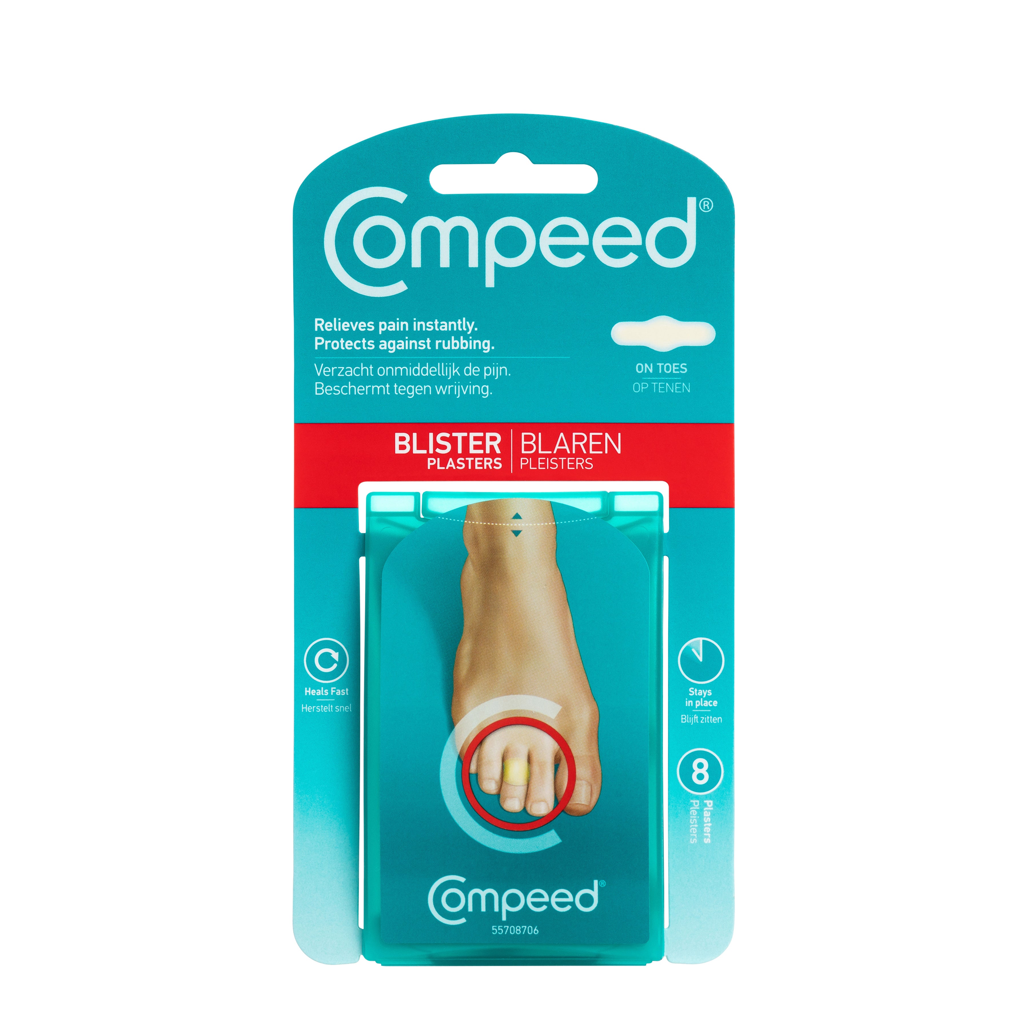 Compeed Blister Plaster On Toes 8pk