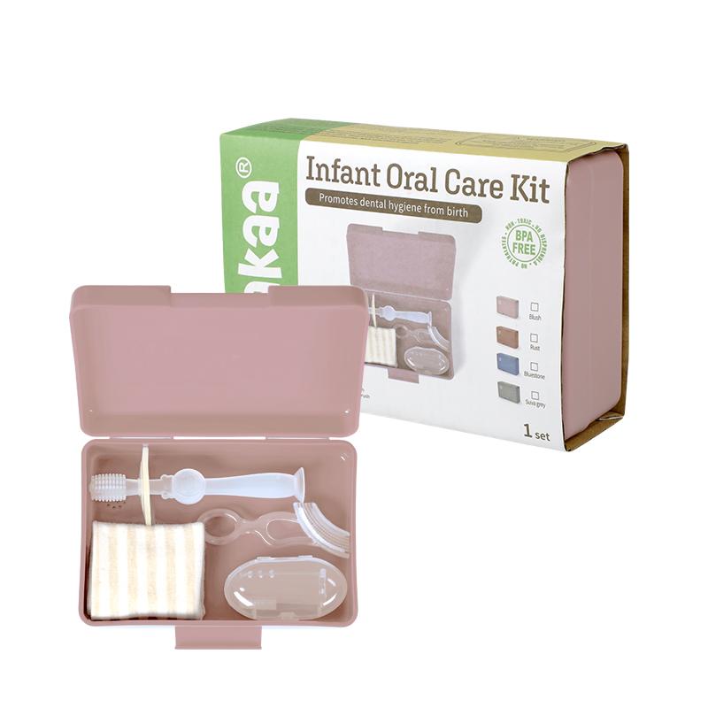 Haakaa Infant Oral Care Kit Blush