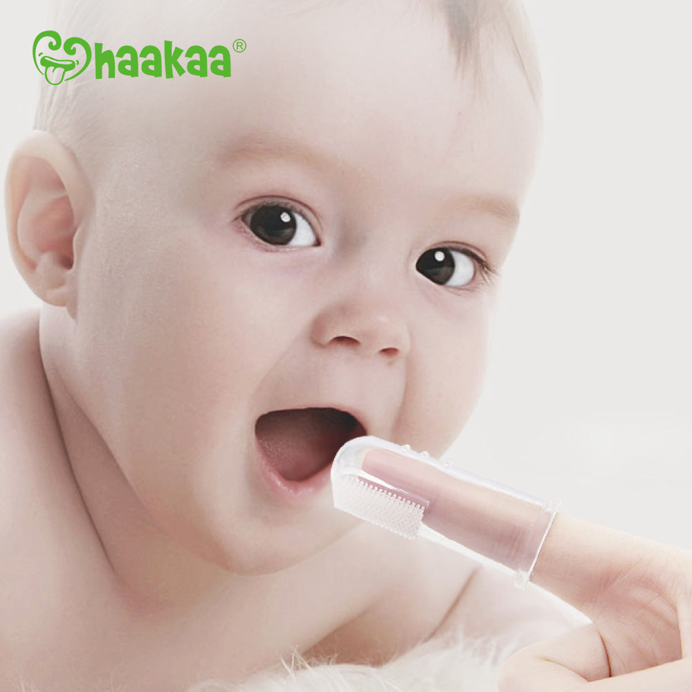 Haakaa Infant Oral Care Kit Suva Grey