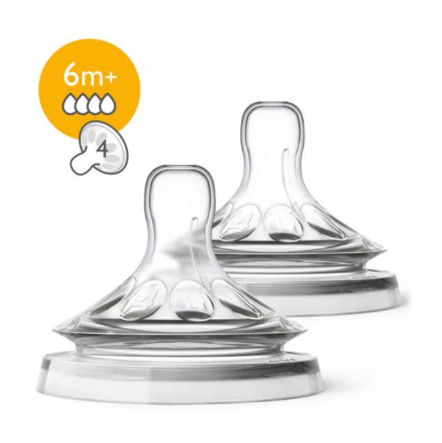 Philips Avent Natural Fast Flow Teat 2pk