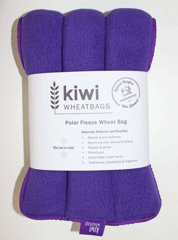 Wheat Bag Purple Polar Fleece