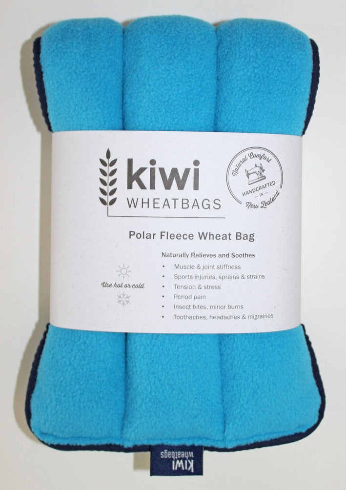 Wheat Bag Turquoise Polar Fleece