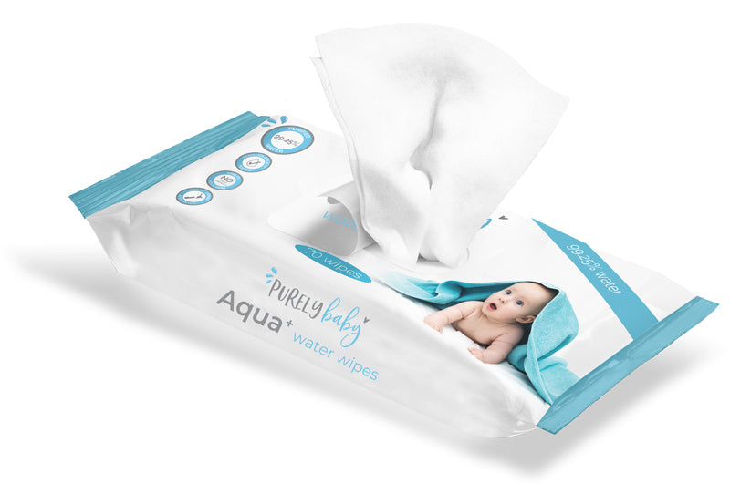Purely Baby Aqua+ 99.25% Water Wipes Pack 70s